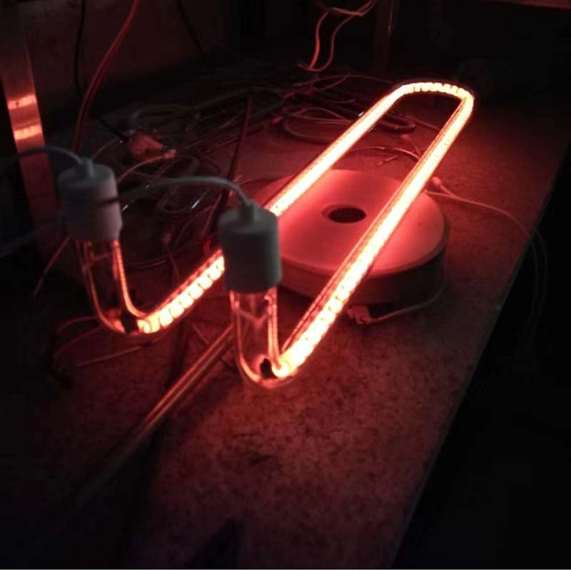 Chauffage réglable pour salon de beauté en forme de U, lampe led à infrarouge blanc chaud en carbone
