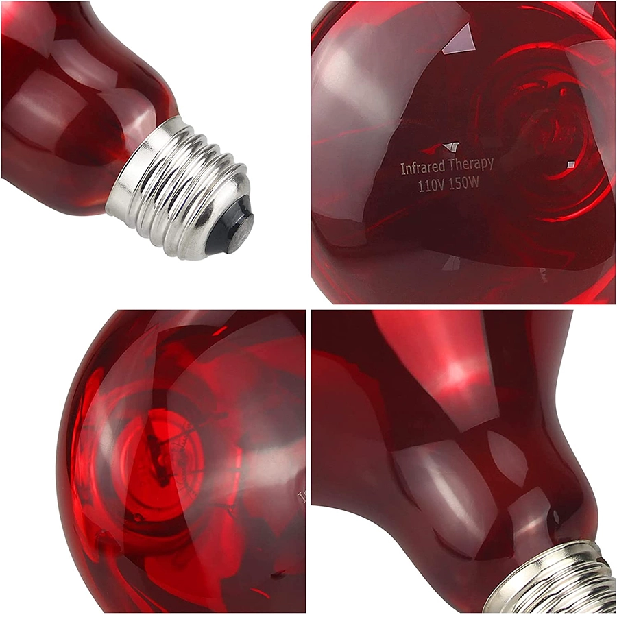 Shortwave Paint Drying Infrared Heating Bulbs Halogen IR Quartz Ruby Heating Lamp For Heater