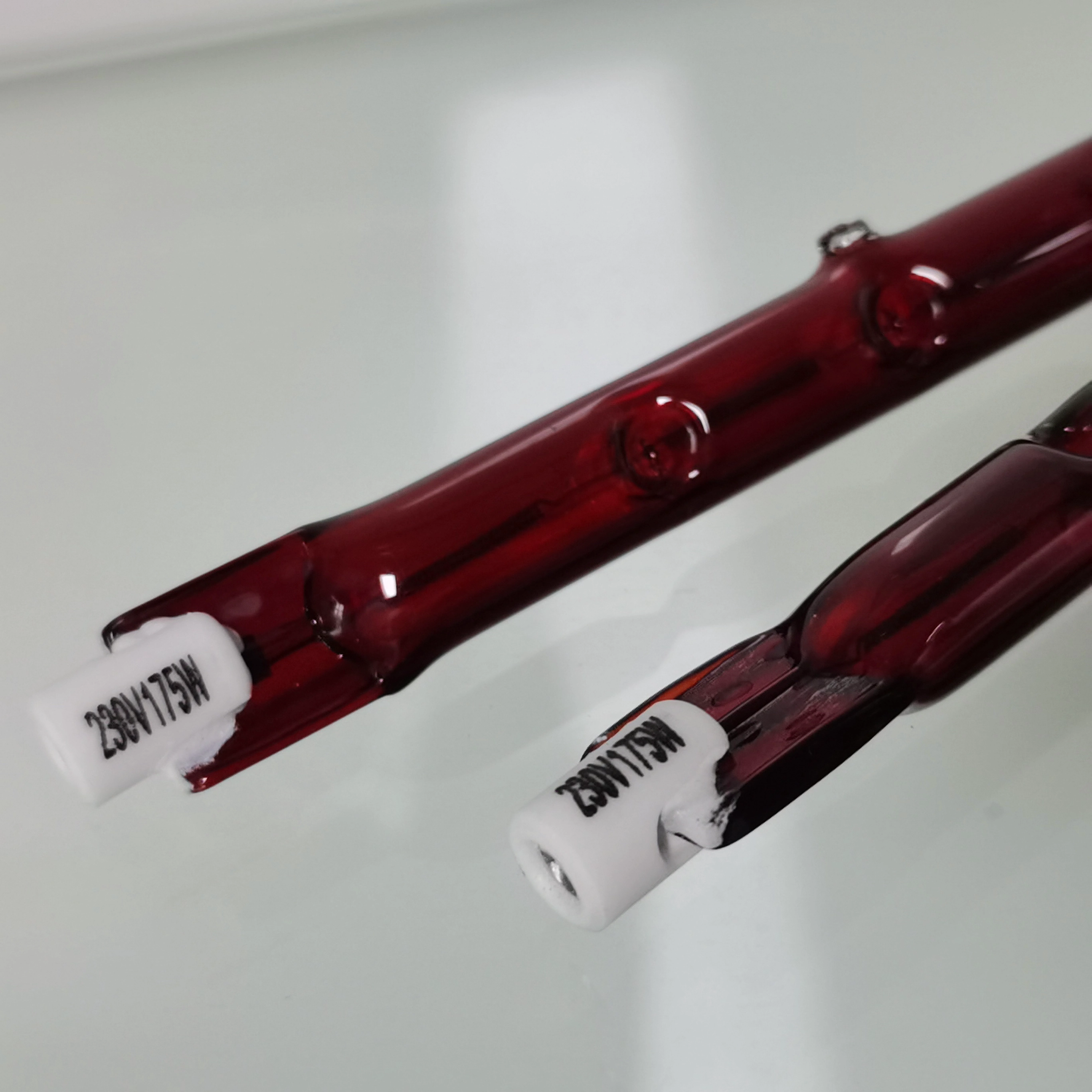 J118 400W 230v r7 r7s रूबी क्वार्ट्ज हैलोजन लीनियर इन्फ्रारेड हीटिंग लैंप