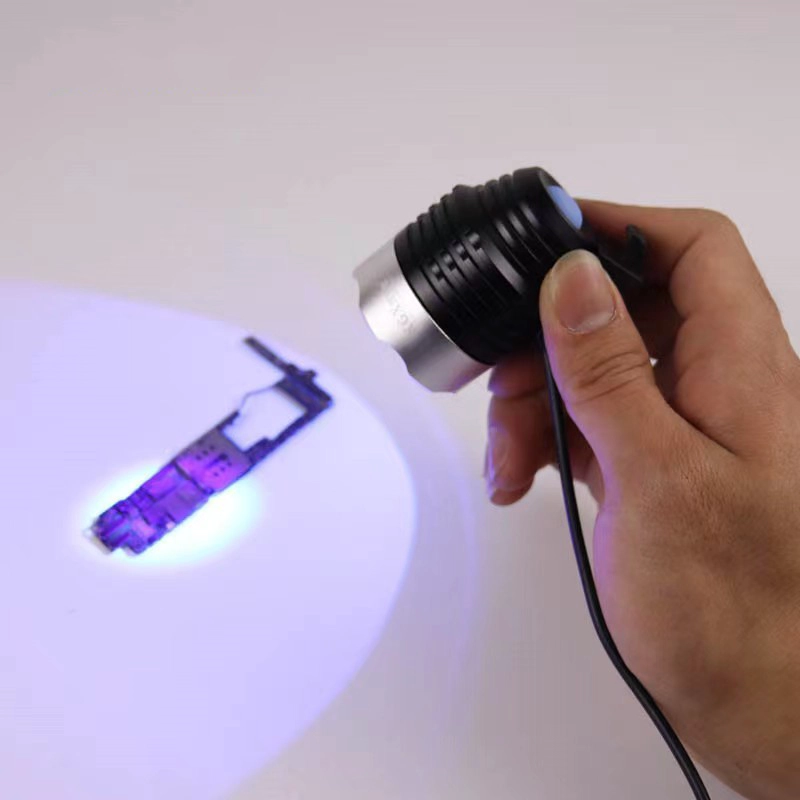 3W 고성능 유리 플라스틱 UV 접착제 PCB 소형 소켓 젤 LED UV 건조용 빛을 위한 395 nm LED 못 램프