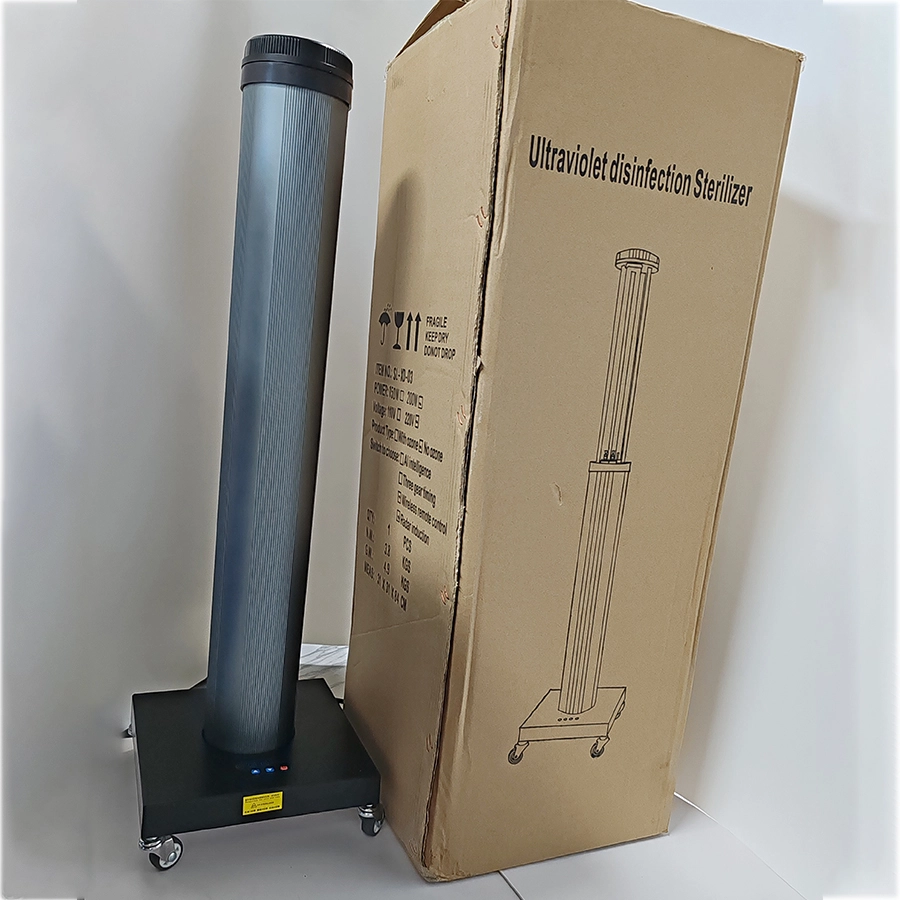 200W 220V Radar Induction UVC Room Sterilizing Lamps Wireless Remote Control Mobile Disinfection Lamp UV Sterilizer Lamp