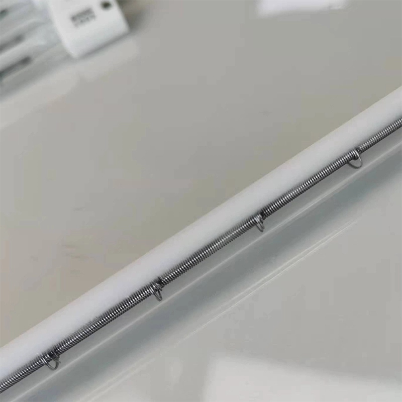 3000w 400V SK15 하프 화이트 부는 병 기계 가열 튜브 적외선 할로겐 히터 텅스텐 와이어 석영 열 램프