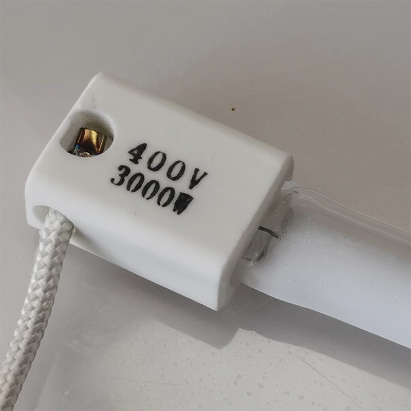 3000w 400V SK15 하프 화이트 부는 병 기계 가열 튜브 적외선 할로겐 히터 텅스텐 와이어 석영 열 램프