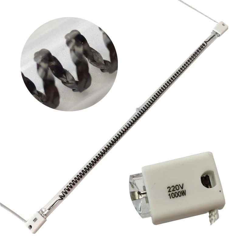 500W 600mm 220V Carbon Fiber Halogen Lamp Infrared Heating Lamp