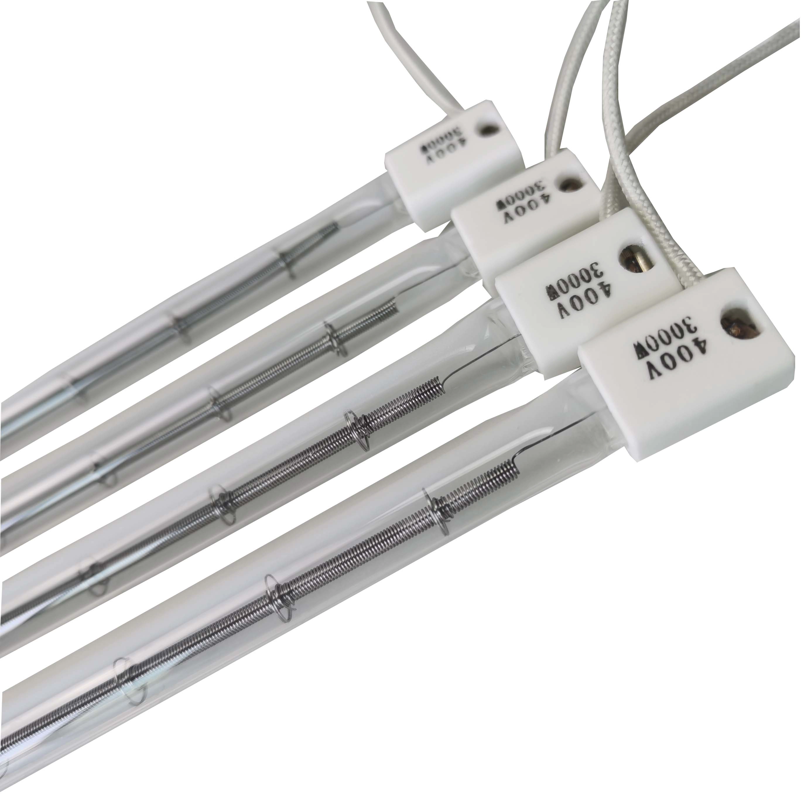 230V 1000W Infrared Heat Lamp With White Reflector IR Tubes Quartz Infrared Heating Lamp Premium