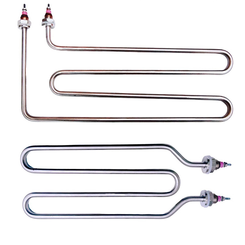 Fabricante 110V Calentadores tubulares en forma de U Elemento calefactor tubular Calentador de aletas de aire