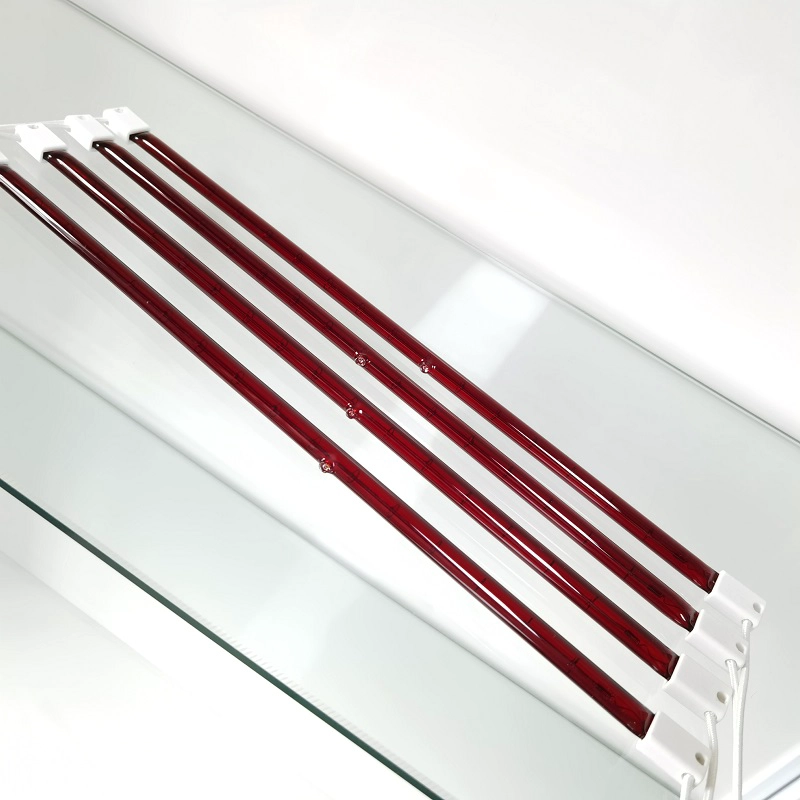 1300W Circle Halogen Infrared Heating Lamp Ruby Coated Tube Halogen Infrared Heater Lamp for Paint Curing