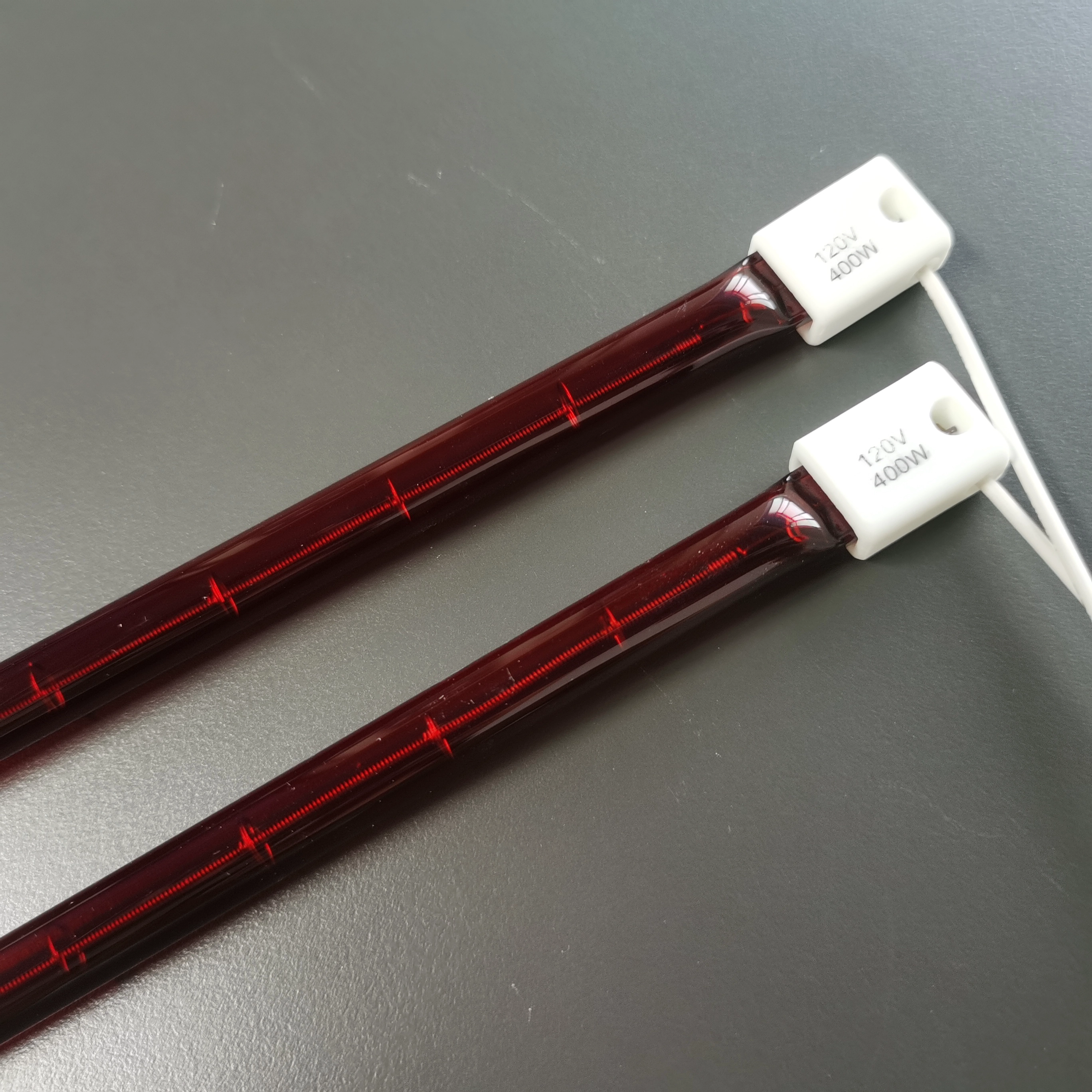 Lâmpada de cozimento para sala de pintura de carro, tubo de aquecimento infravermelho, ondas curtas, halogênio, rubi, lâmpadas de secagem, aquecedor elétrico
