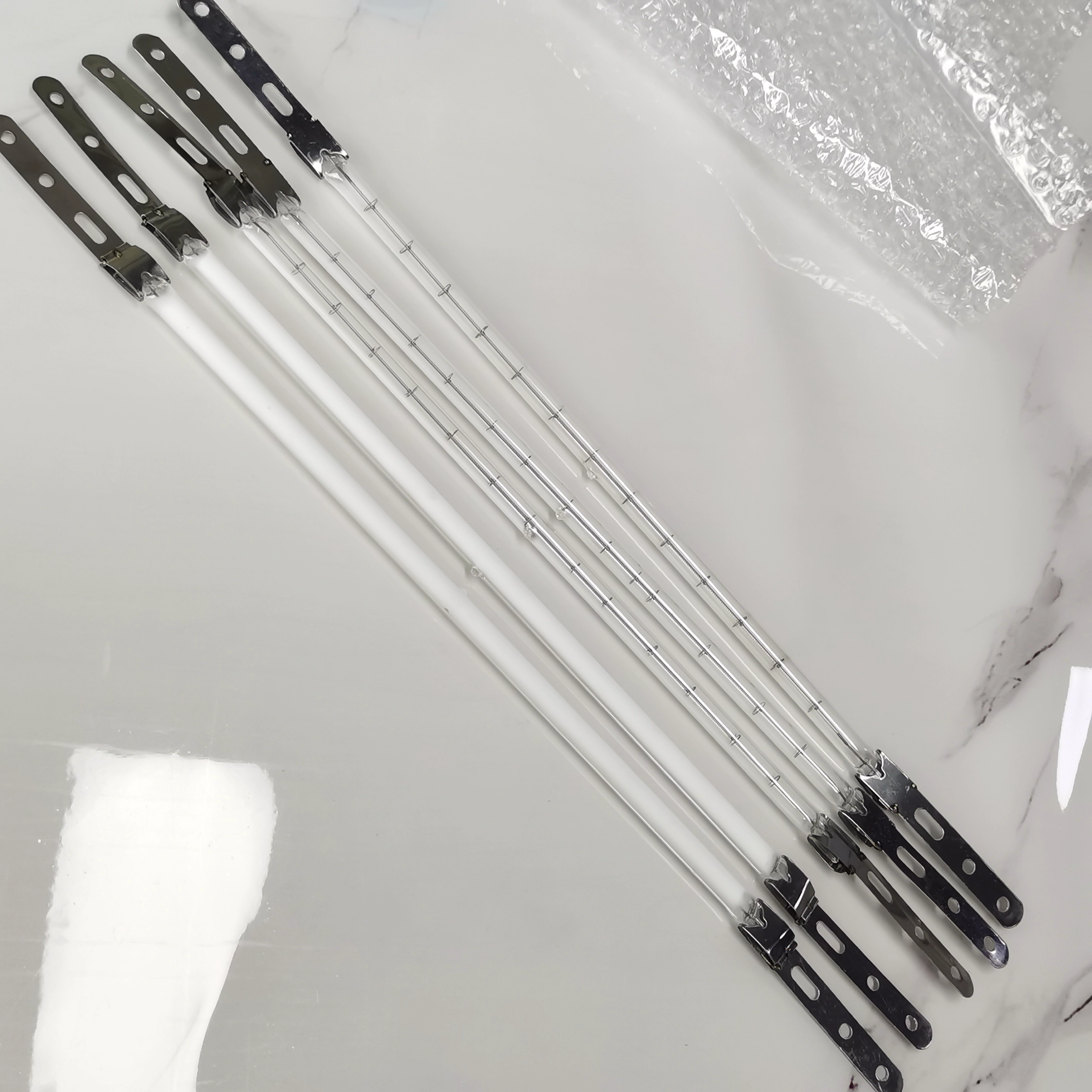 1500 W 2000 W X-Clip Halogen Quarz Heizrohr für Flaschenblasmaschine Kurzwellen-Infrarotlampen Heizrohr