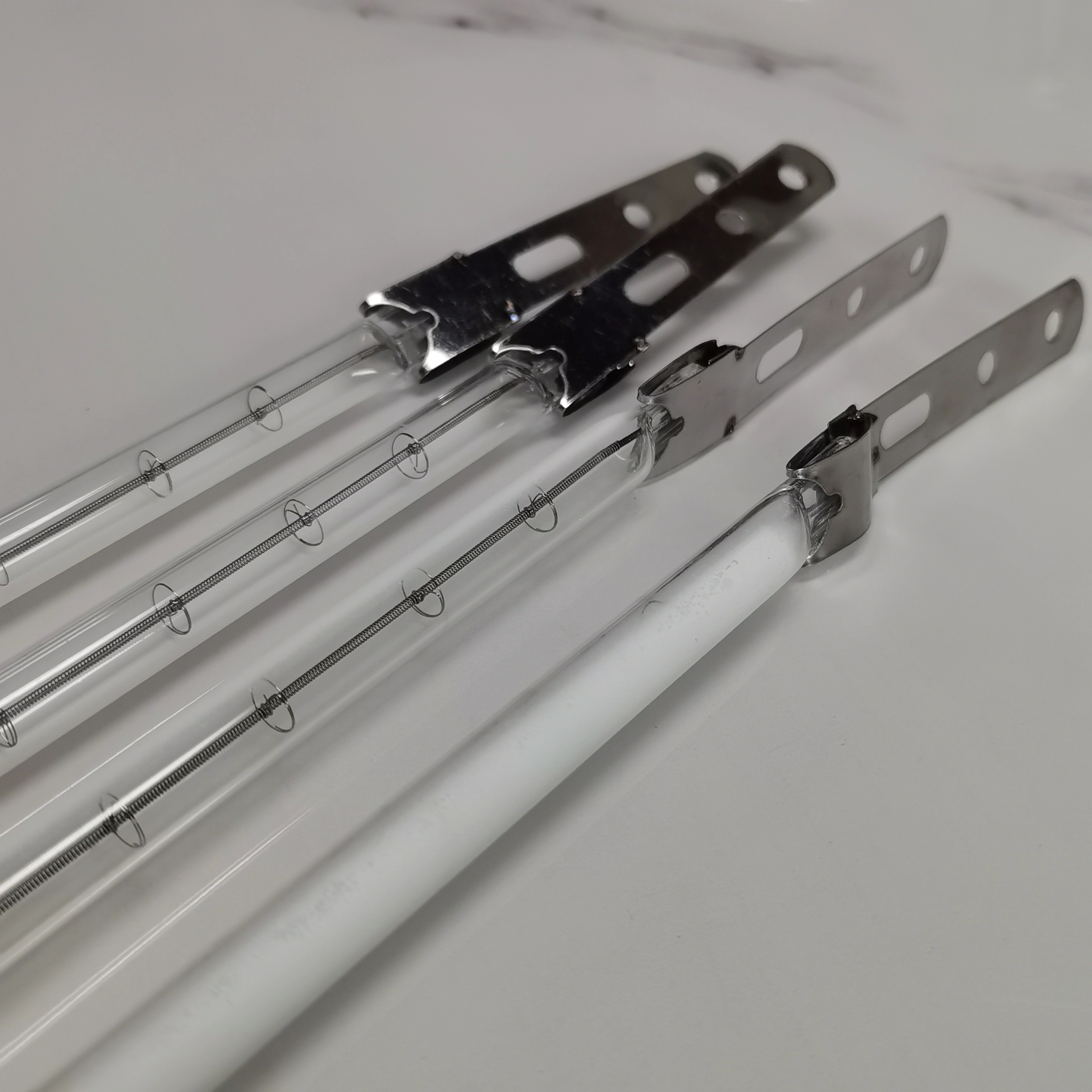 1500 W 2000 W X-Clip Halogen Quarz Heizrohr für Flaschenblasmaschine Kurzwellen-Infrarotlampen Heizrohr