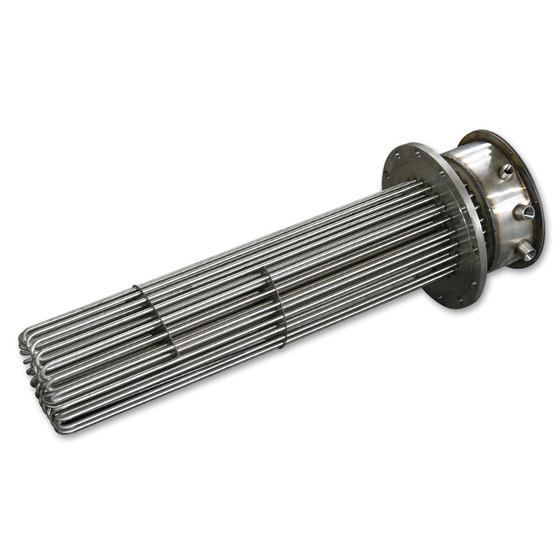 Tubo riscaldante flangiato in acciaio inossidabile Riscaldatore elettrico Serbatoio dell'acqua Tubi riscaldanti del tamburo dell'olio Riscaldatore dell'olio ad immersione