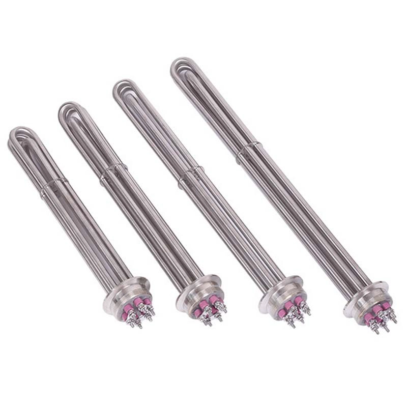 220V 3KW 280MM SS316 Electric Immersion Autoclave Heating Element Home Heater Parts Bain Marie Resistances