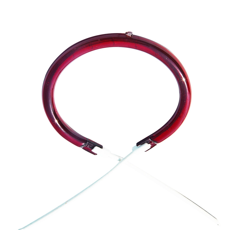 Carbon Fiber Ruby Halogen Round Type Heating Tube Quartz Shaped Heating Tube Infrared Heating Tube Manufacturer