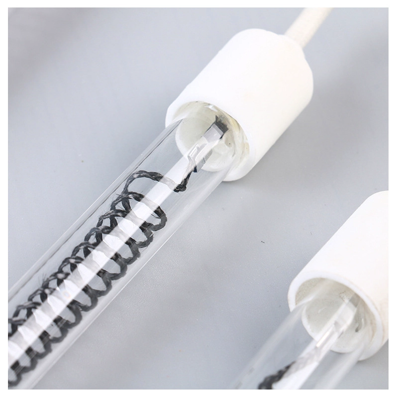 Electric Quartz Tube Carbon Fiber IR Heat Lamp Medium Wave IR Quartz Glass Heating Lamps