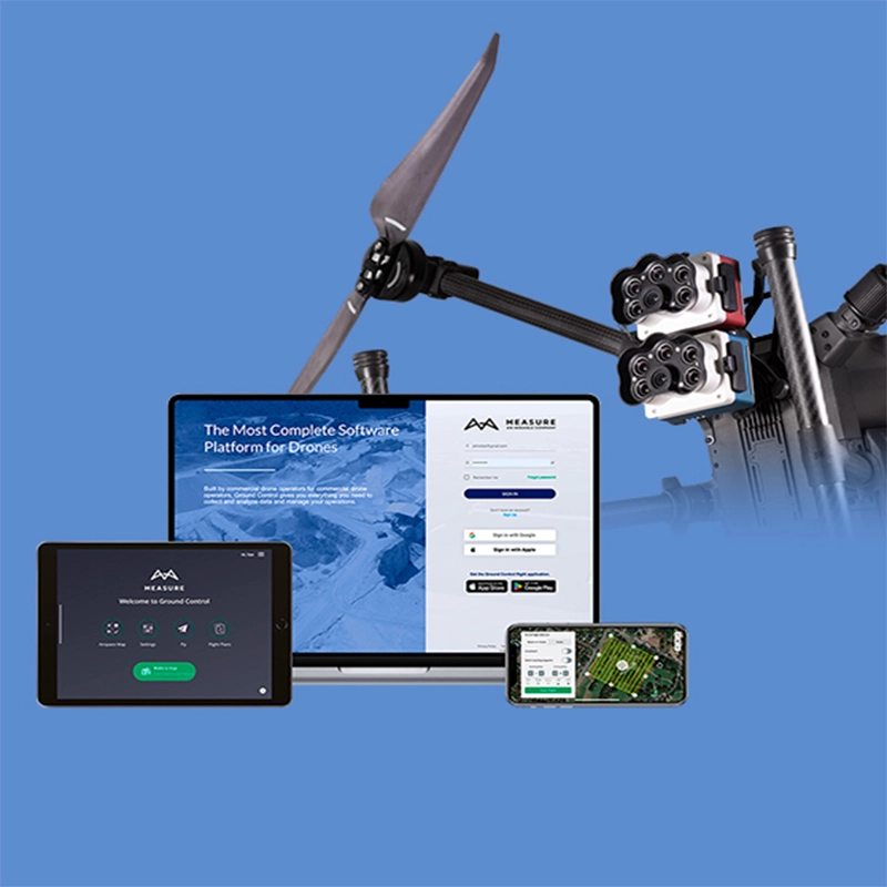 Multippectral à haute résolution et capteur de drone combiné RVB Micasense RedEdge-P double