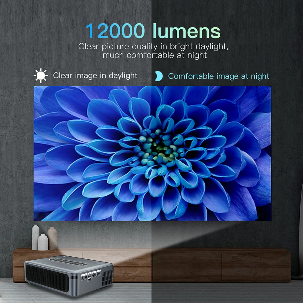 New Amlogic T972 Android 9.0 AC WiFi Ultra 8K Deconding Projection DLP Projector