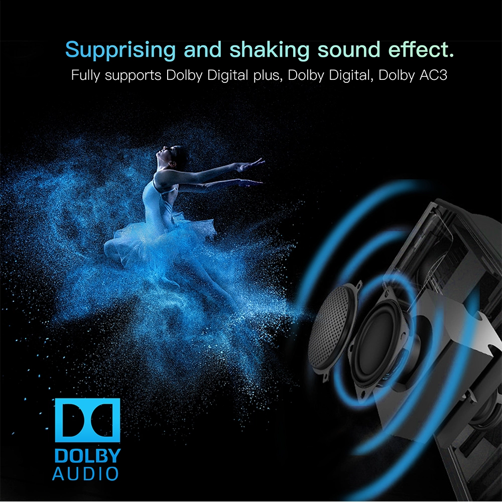 New Amlogic T972 Android 9.0 AC WiFi Ultra 8K Deconding Projection DLP Projector