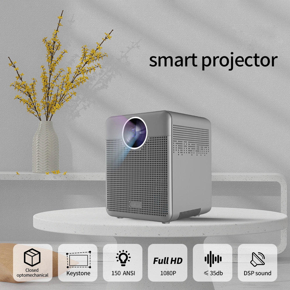 Android Smart WiFI Home Theater Full HD 1080P LCD Portable Projector