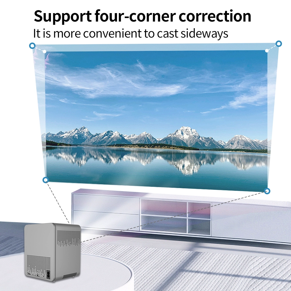 Android Smart WiFI Home Theater Full HD 1080P LCD Portable Projector