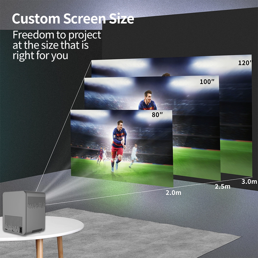 Android Smart WiFI Home Theater Full HD 1080P LCD Portable Projector