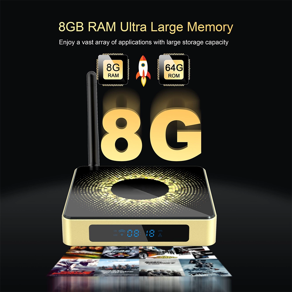 Android TV Box 4K with Amlogic S928X Chipset 8GB RAM