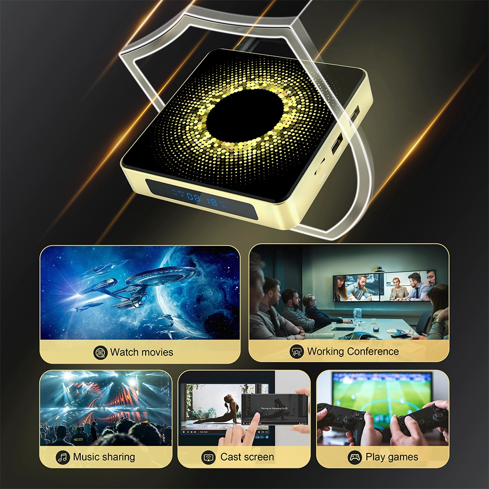 Android TV Box 4K with Amlogic S928X Chipset 8GB RAM