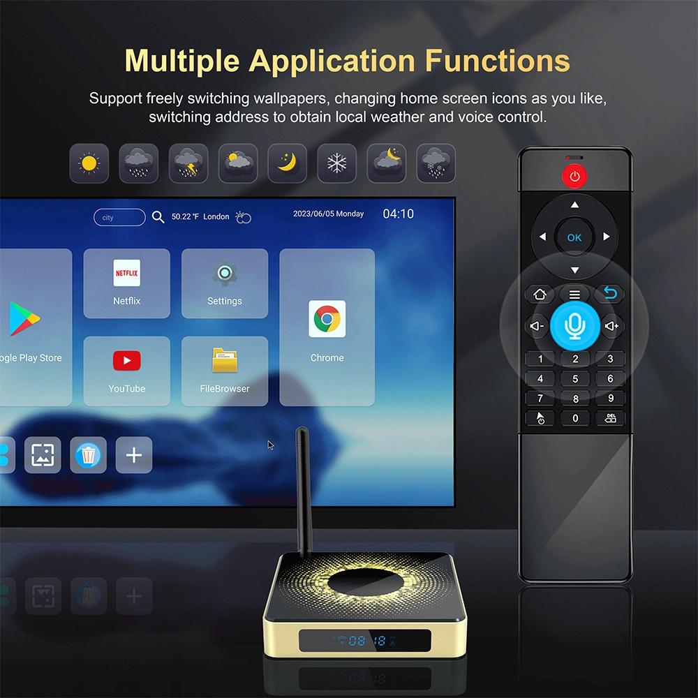 Android TV Box 4K with Amlogic S928X Chipset 8GB RAM