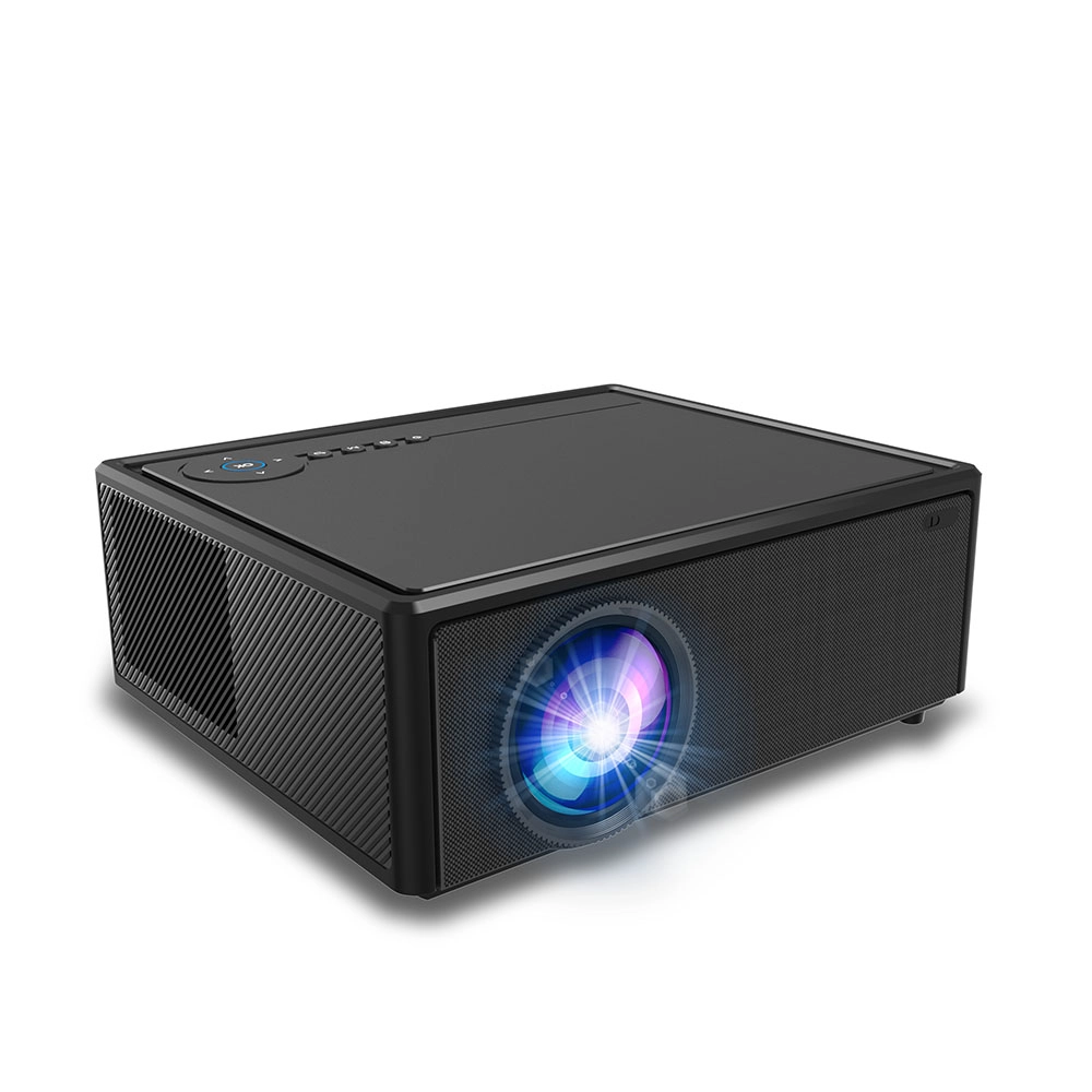 Smart Auto Focus Android TV OS Projector with 5G WiFi Bluetooth Native 1080P Home Movie Projector
