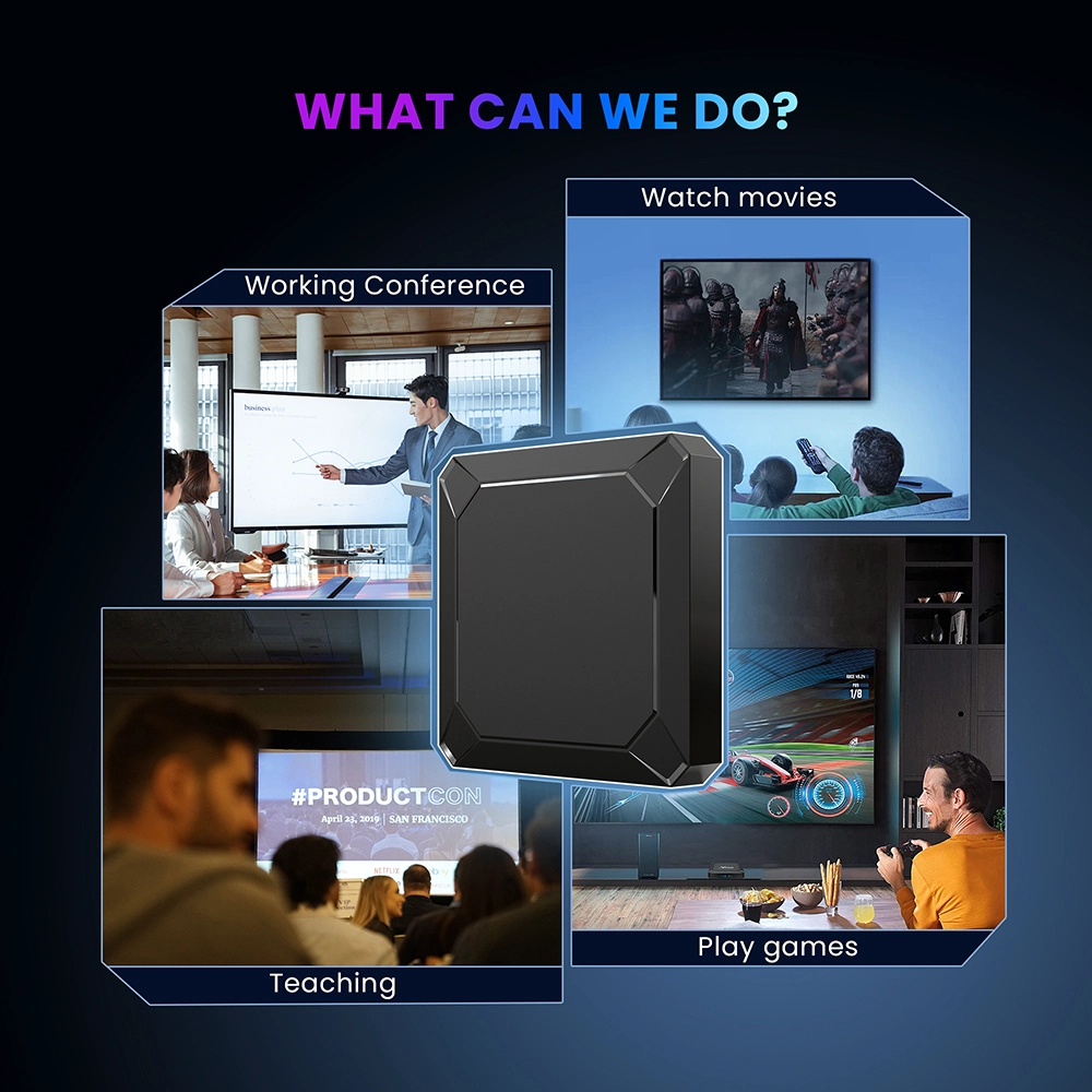 Rockchip Quad Core OTT TV Box | Android 13 8K Ultra HD Streaming Media Player | SZTomato