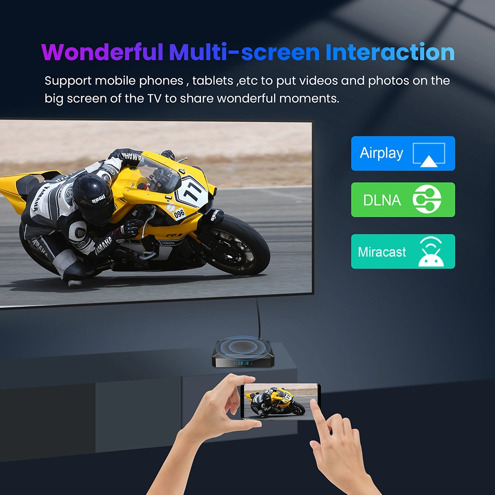 Rockchip Quad Core OTT TV Box | Android 13 8K Ultra HD Streaming Media Player | SZTomato