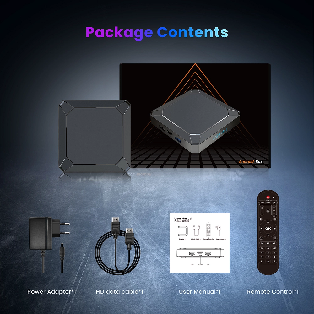 Rockchip Quad Core OTT TV Box | Android 13 8K Ultra HD Streaming Media Player | SZTomato