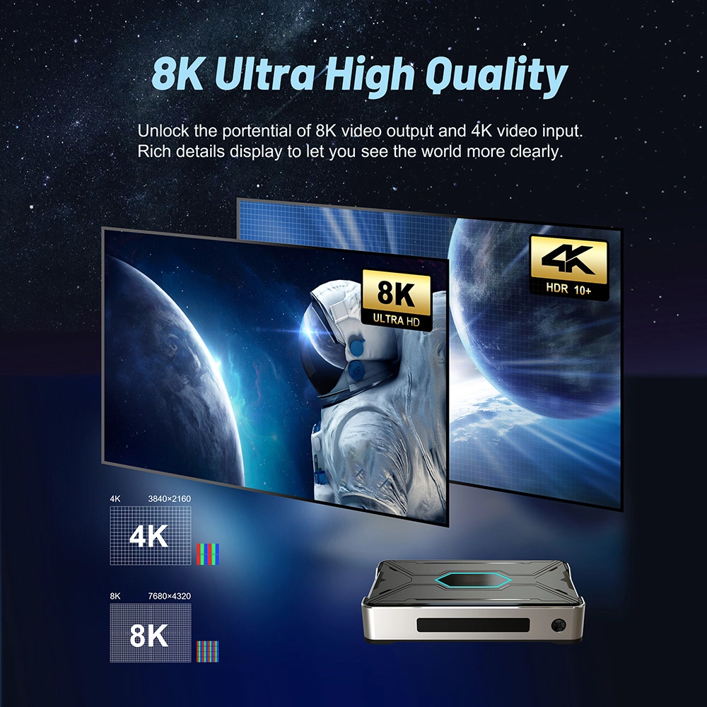 Rockchip RK3588 Octa Core Smart TV Box