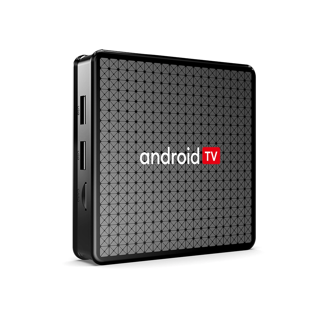全志 H313 四核 WiFi 6 Android 10 谷歌 ATV 语音控制 4K 超高清机顶盒