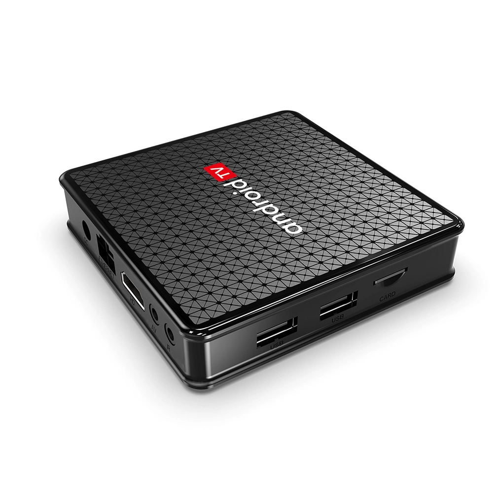 全志 H313 四核 WiFi 6 Android 10 谷歌 ATV 语音控制 4K 超高清机顶盒