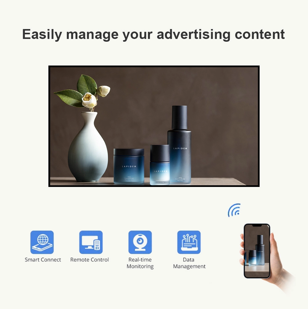 27-Inch Indoor Ultra-Thin Digital Signage Advertising Screen