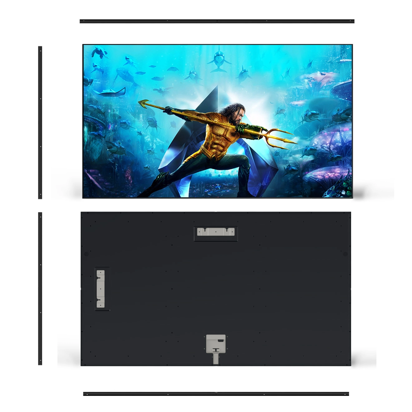 Pantalla de publicidad de señalización digital ultrafina para interiores de 27 pulgadas