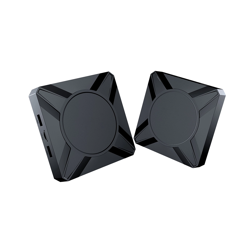 amlogic S905x5-m quad core แขนคอร์เท็กซ์ A55 Mail G310 V2 6NM ชิปเซ็ต AV 1 Android 14 4K AI SR Dual WiFi Smart TV Box