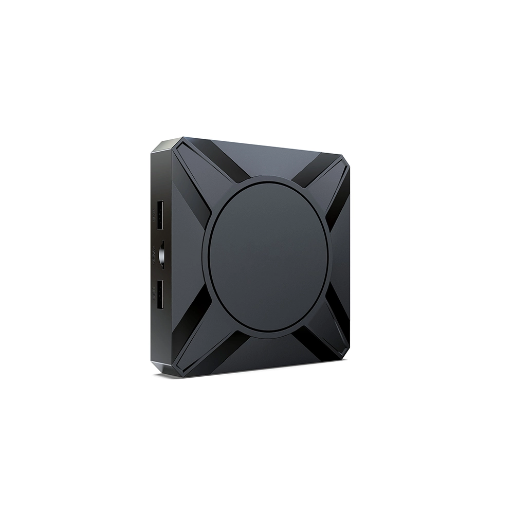 amlogic S905x5-m quad core แขนคอร์เท็กซ์ A55 Mail G310 V2 6NM ชิปเซ็ต AV 1 Android 14 4K AI SR Dual WiFi Smart TV Box