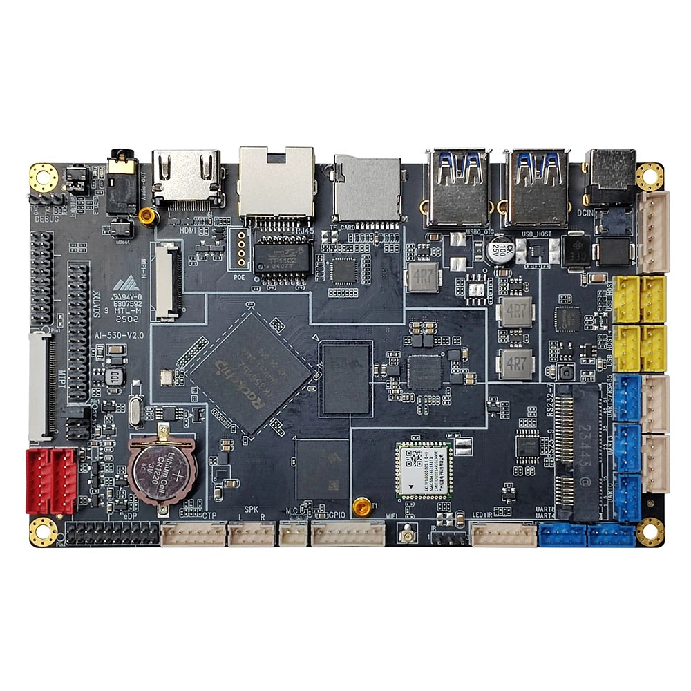 Rockchip RK3568 Kommerzielle Anzeigeplatine | 4K-Ausgabe, NPU AI, Multi-OS-Unterstützung