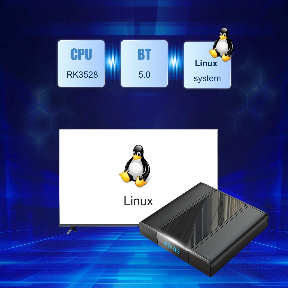 Rockchip RK3528 Quad Core 4K Linux TV Box Ubuntu Debian System Armbian Openclaw