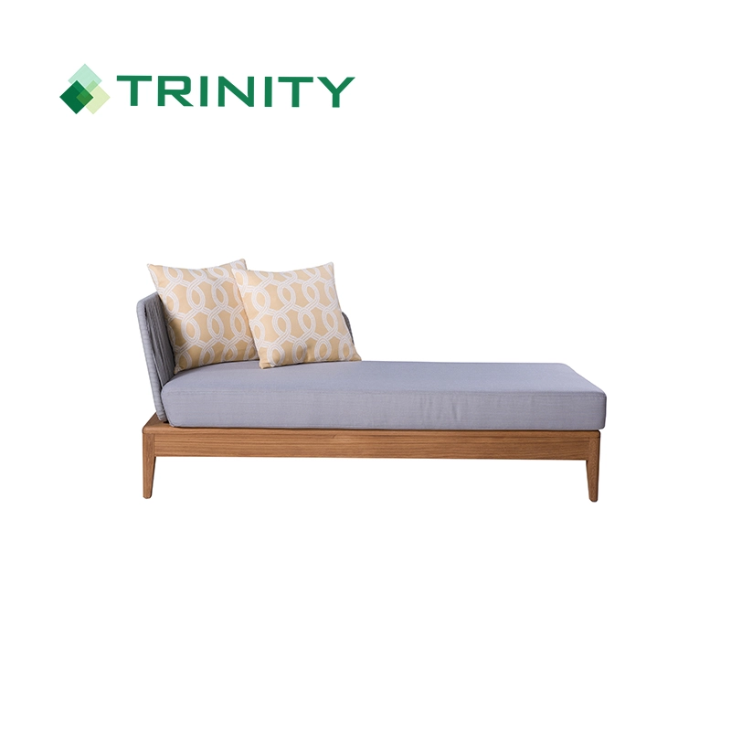 High End Custom Hotel Modern Upholstered Fabric Chaise Lounge Sofa