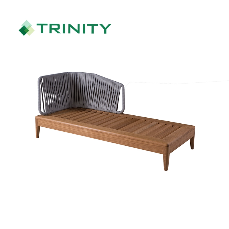 High End Custom Hotel Modern Upholstered Fabric Chaise Lounge Sofa