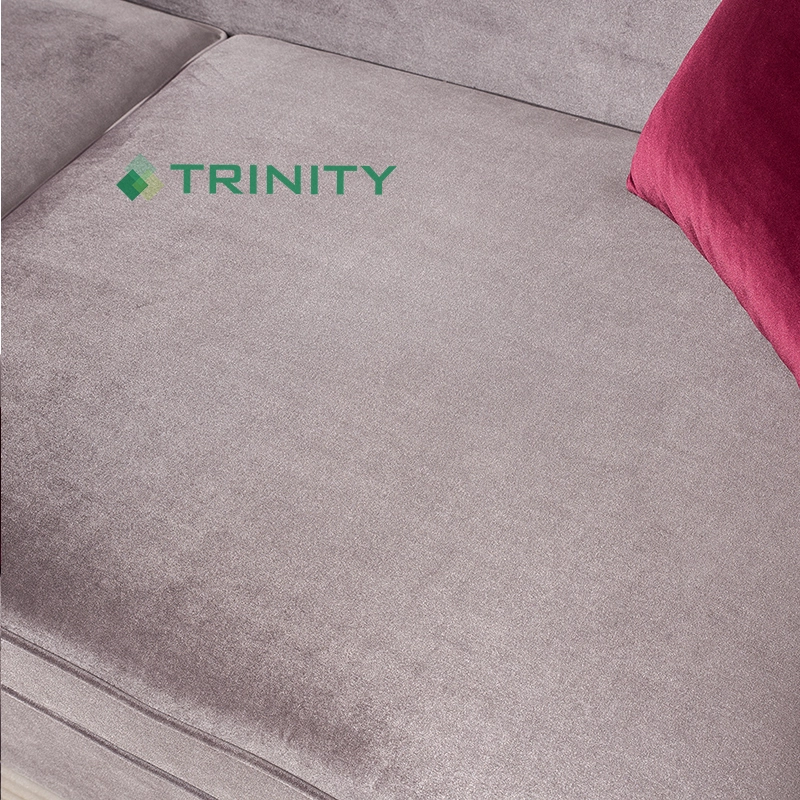Boutique Hotel Modern Style Velvet Upholstered Hospitality 3 Seat Sofa