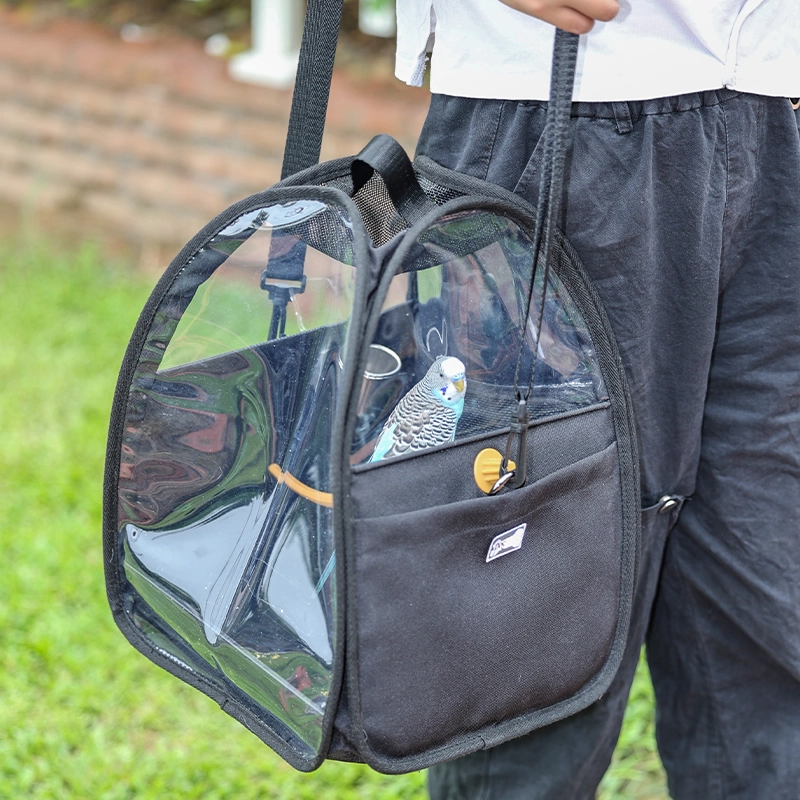 Parrot Bird Portable Backpack Carrier mit Barsch-Futternapf und Tablett Pet Bird Outdoor Travel