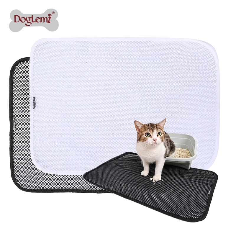 Fish Shape/ Cat Shape Design No Leak Cat Litter Mat