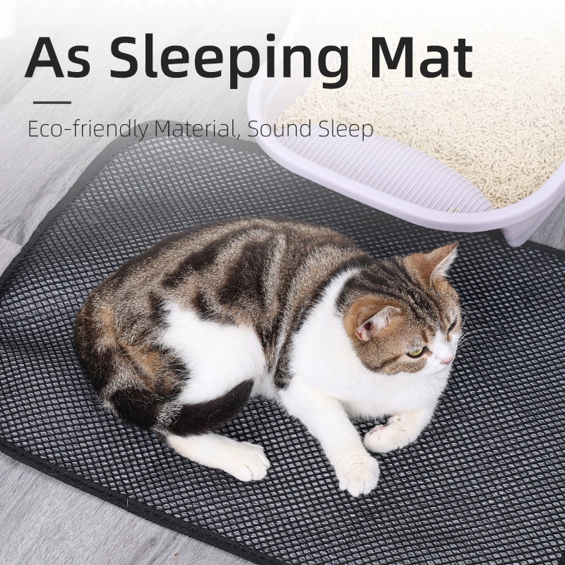 Fish Shape/ Cat Shape Design No Leak Cat Litter Mat