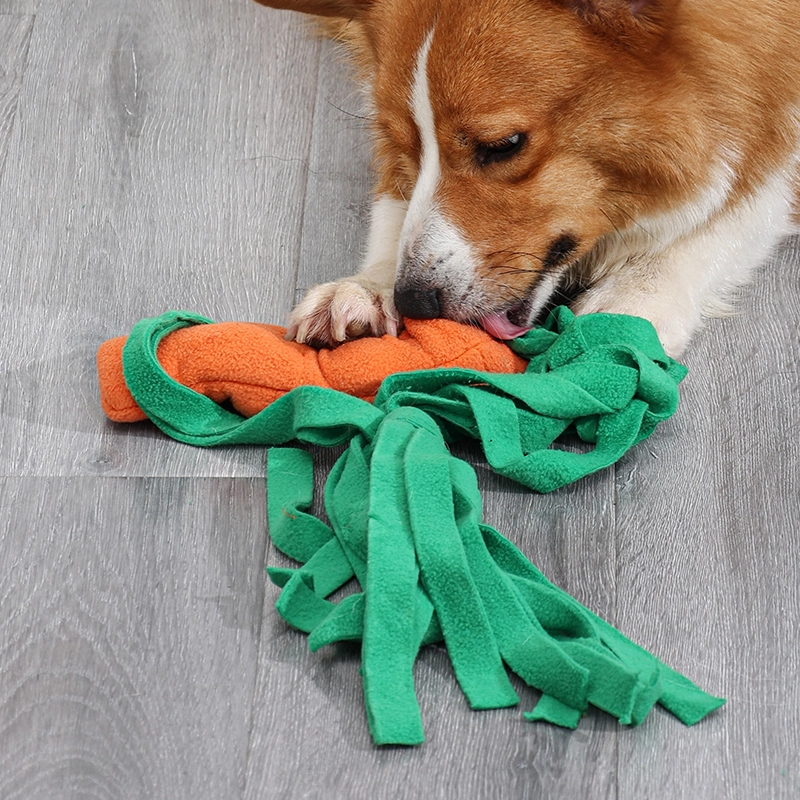 Pulling Leaves Carrot Design Jouet à priser pour chien