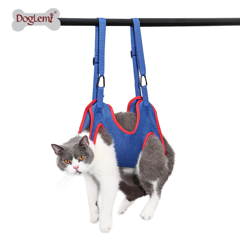 Pet Dog Grooming Hammock Pet Sling Holder Grooming Helper Set