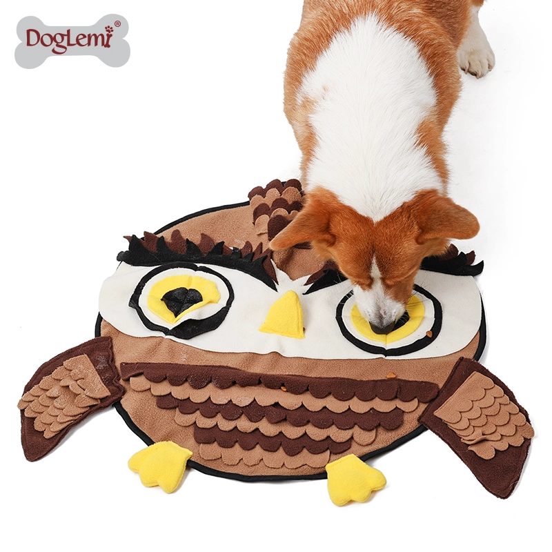 China Owl Pet Sniffing Pad Trainingsdecke Spielzubehör Katzen, Hunde, Stressabbau, Schnüffeln, Beißen, Zerreißen, Slow Food, tibetische Lebensmittelmatte, Puzzledecke, maschinenwaschbar Hersteller