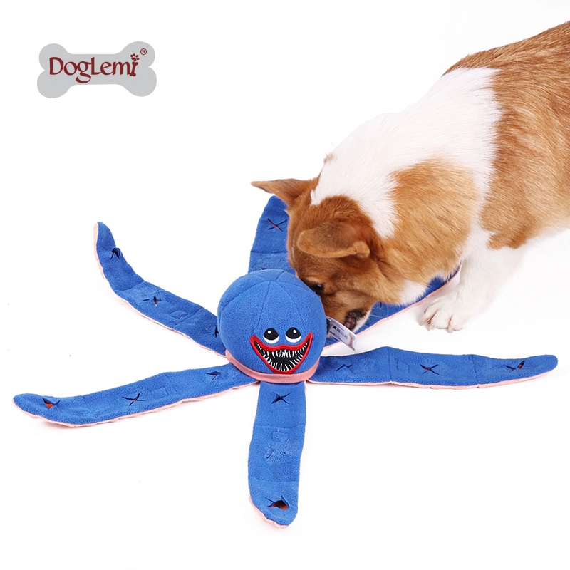 Octopus Hidden Food Pädagogisches Hundespielzeug Schnüffelspielzeug